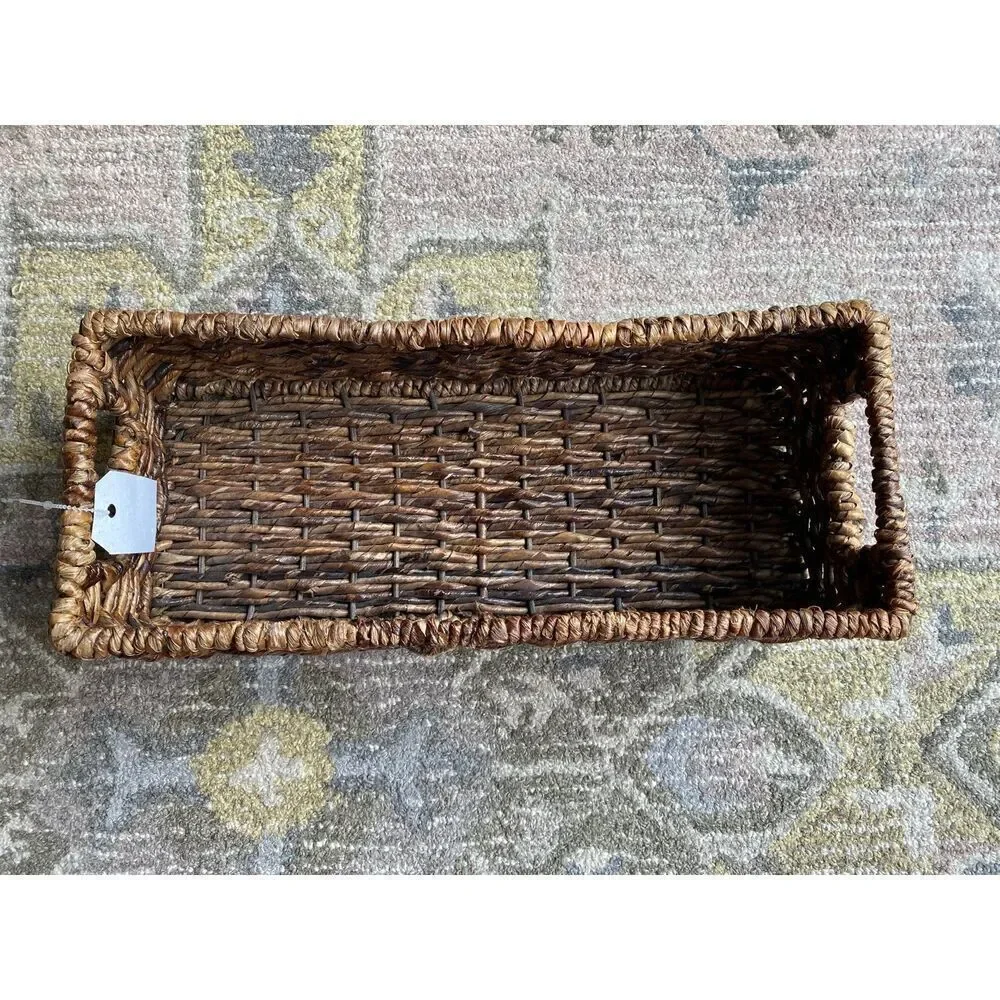 Target Abaca Dark Weaved Basket